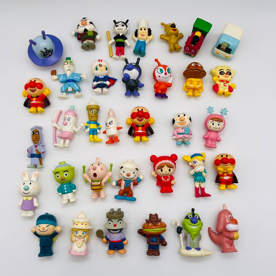 アンパンマン フィギュア 34個セット レア キャラクター ミニ