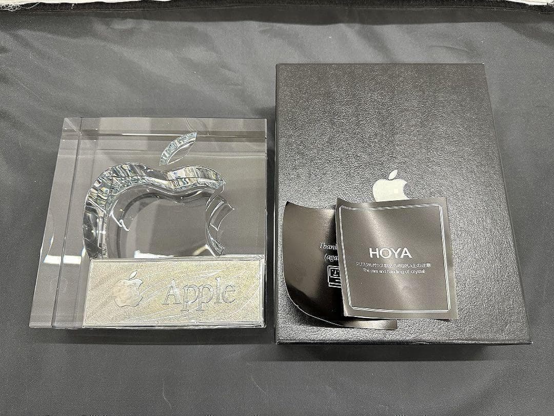 Apple 正規品 ガラス 非売品 HOYA製 モニュメント スタンド - メルカリ
