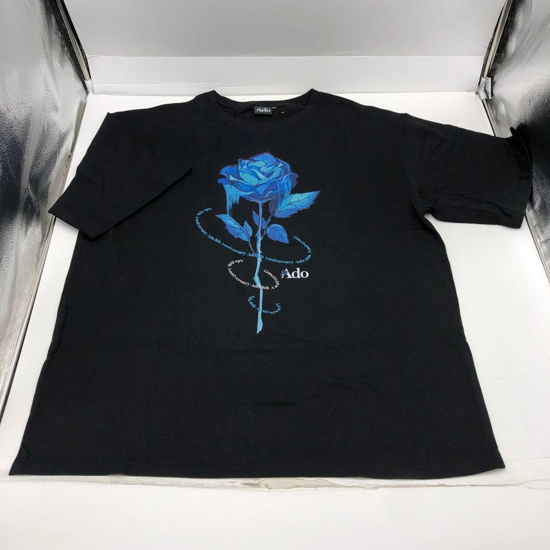 42○Ado 5thアニバーサリー ブルーローズTシャツ XL KM0209-1 - メルカリ