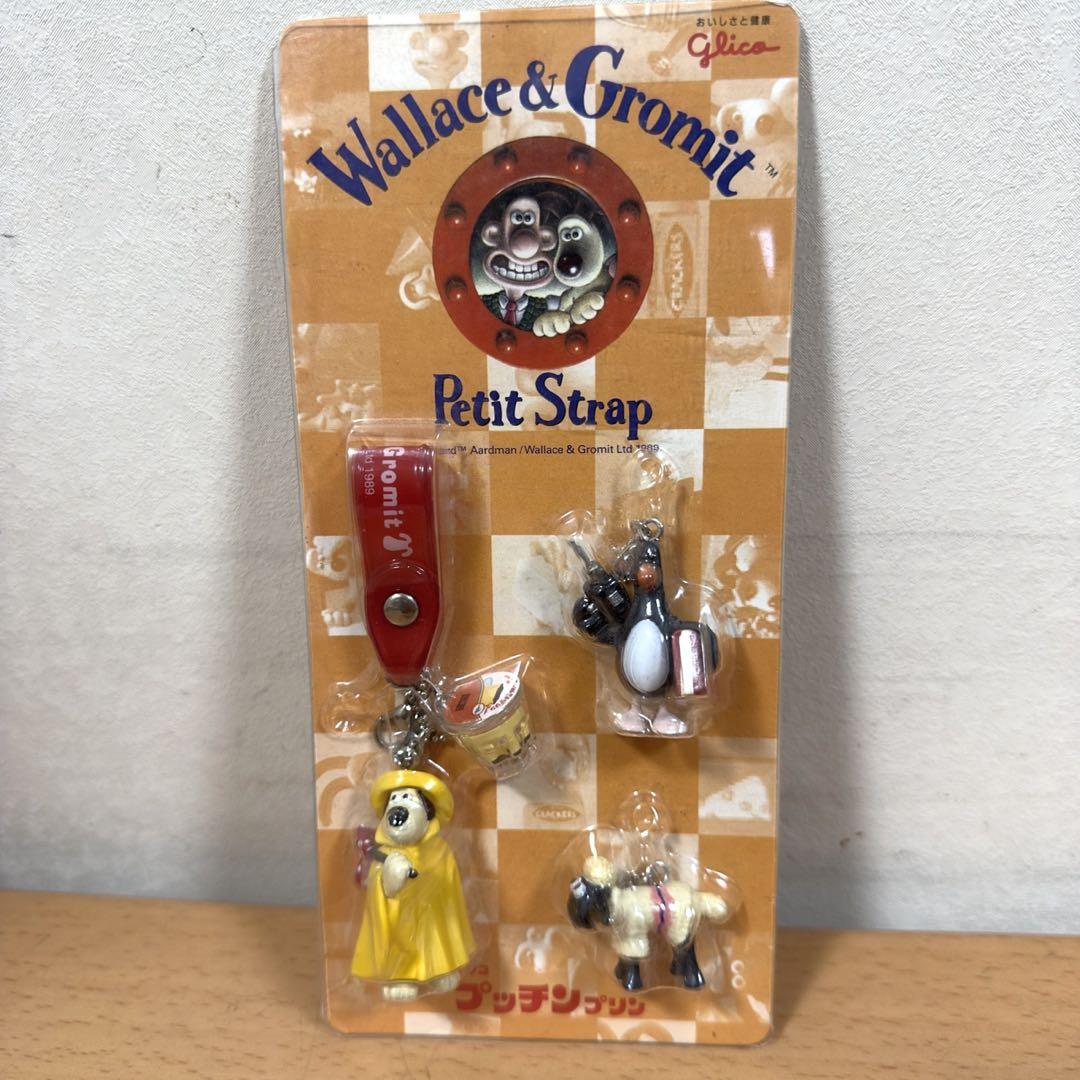 レア 非売品 ウォレスとグルミット プッチンプリン ストラップ 未使用