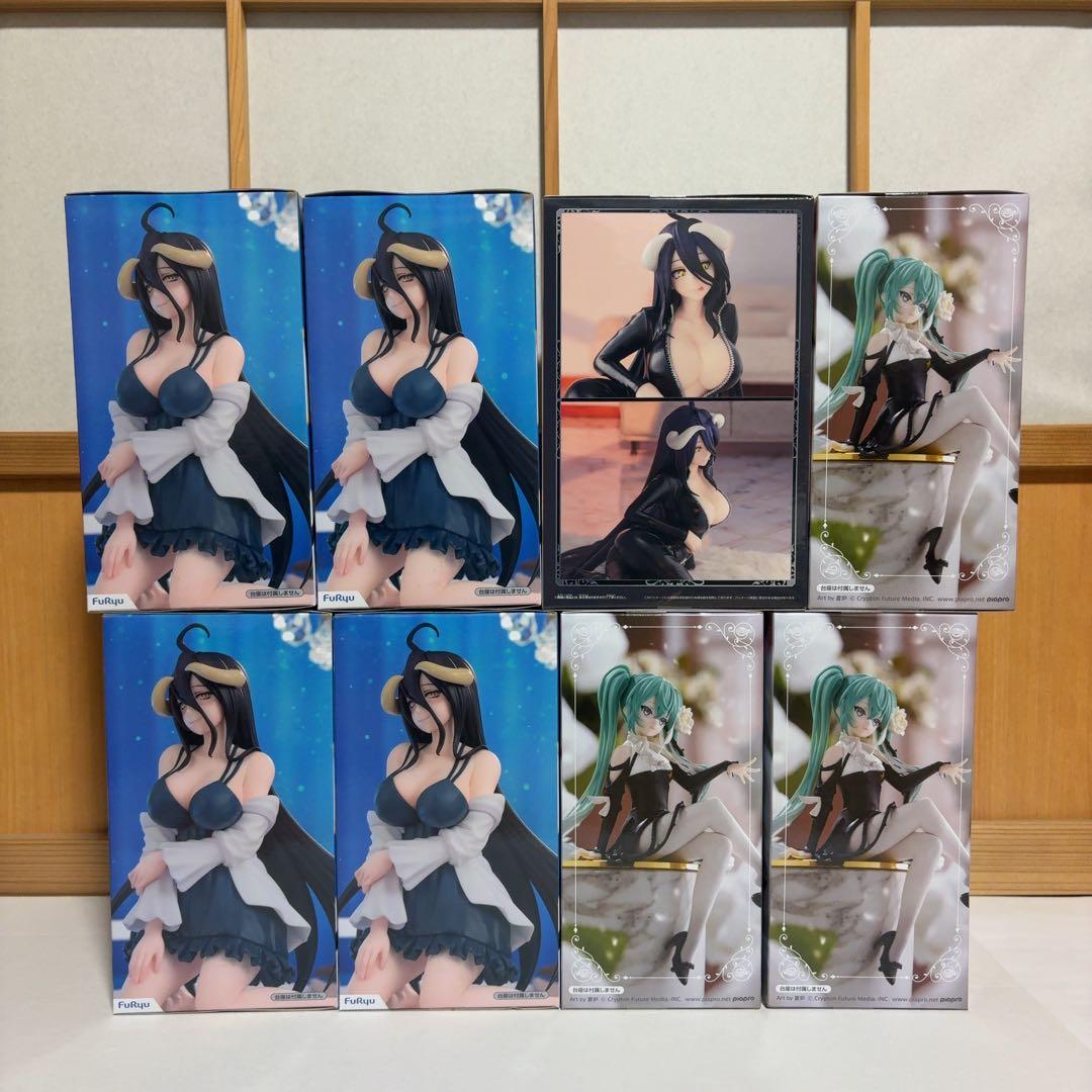 OVERLORDアルベド 初音ミクプライズフィギュア8体セット【まとめ売り