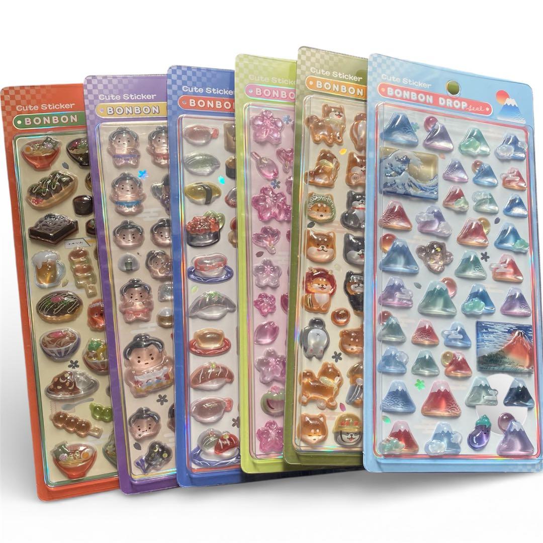 ボンボンドロップシール 和柄 6種セット 正規品 まとめ - メルカリ