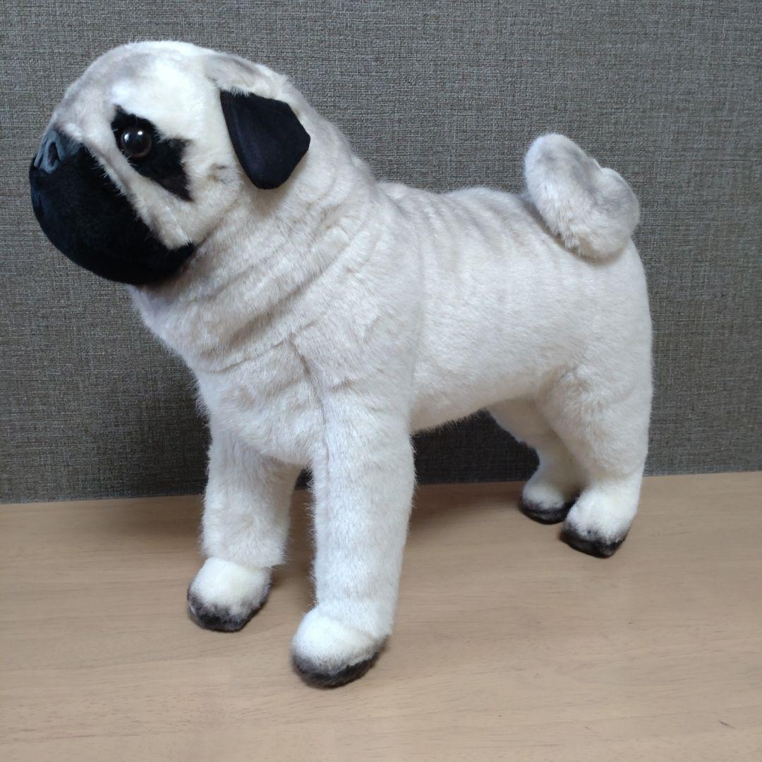 【美品】KÖSEN ケーセン ぬいぐるみ パグ ドイツ製 ケーセン ぬいぐるみ Kosen パグ サー・ヘンリー 41cm ドイツ製 リアル