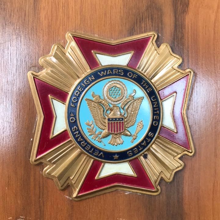 50's実物 アメリカンアンティーク 米軍 退役軍人看板ヴィンテージ USA