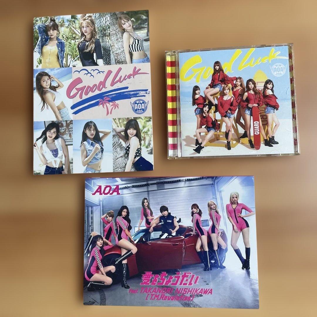 AOA good k luck 愛をちょうだい 3点セット - メルカリ