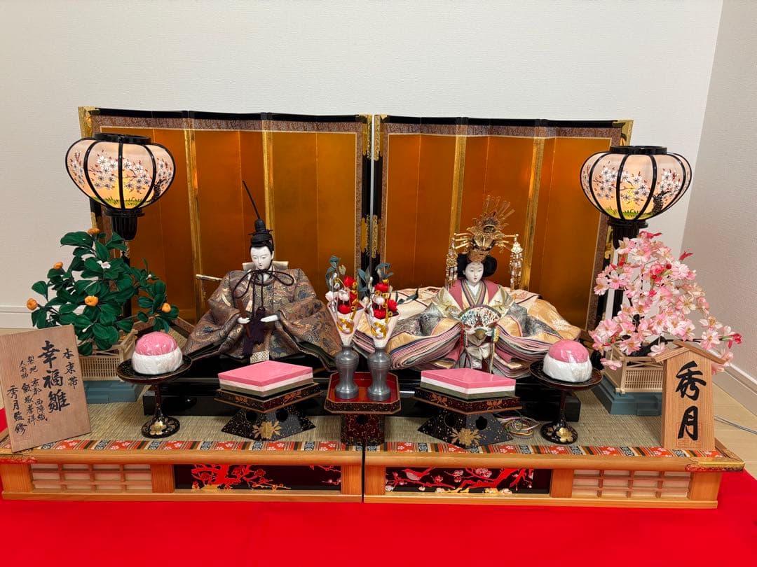 雛人形　ひな人形 雛人形（ひな人形）「咲々雛」｜鈴木晃隆 親王飾り｜コンパクトな