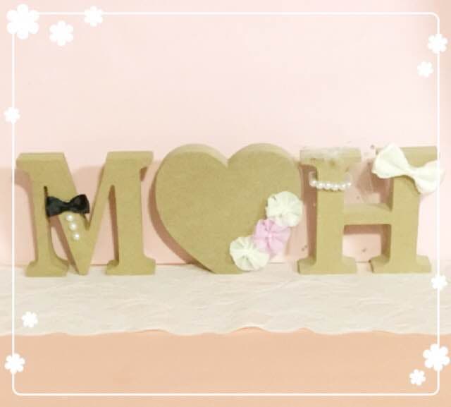ひー様確認用♡ウエディングバージョン・イニシャルオブジェ イニシャルオブジェ 結婚式 - SMILE©️RAFT GALLERY | minne byGMO