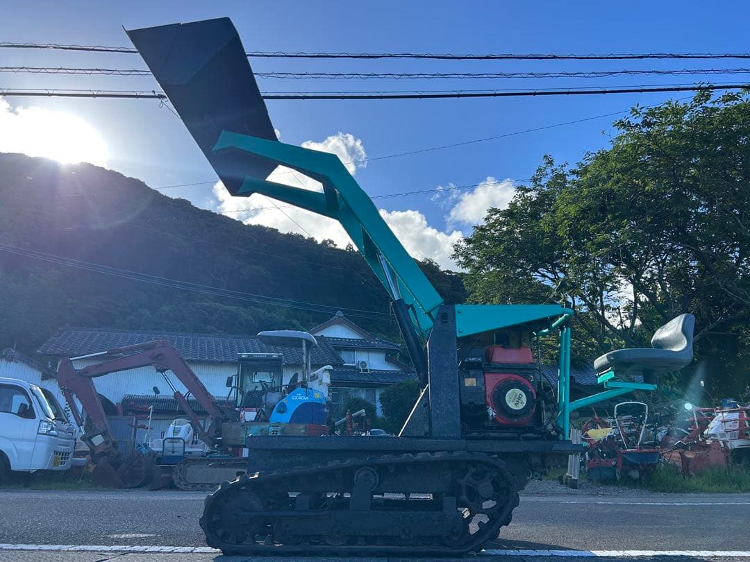 田中製作所ローダー6ps MST150 油圧ショベルミニローダー動画あり