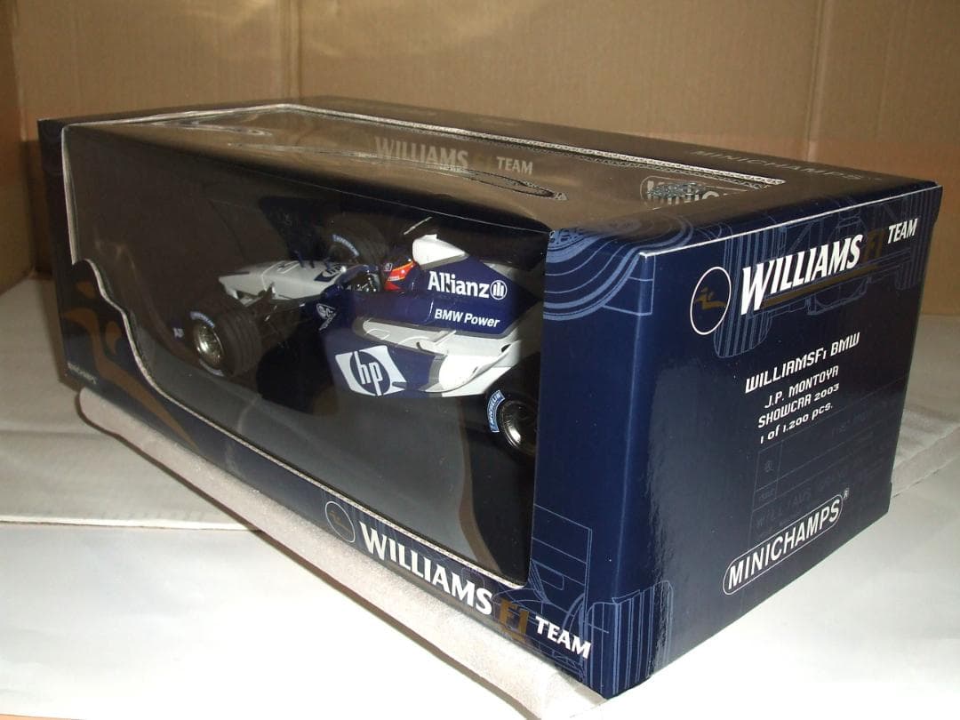 ウィリアムズ SHOWCAR 2003 モントーヤ ミニチャンプス 1／18