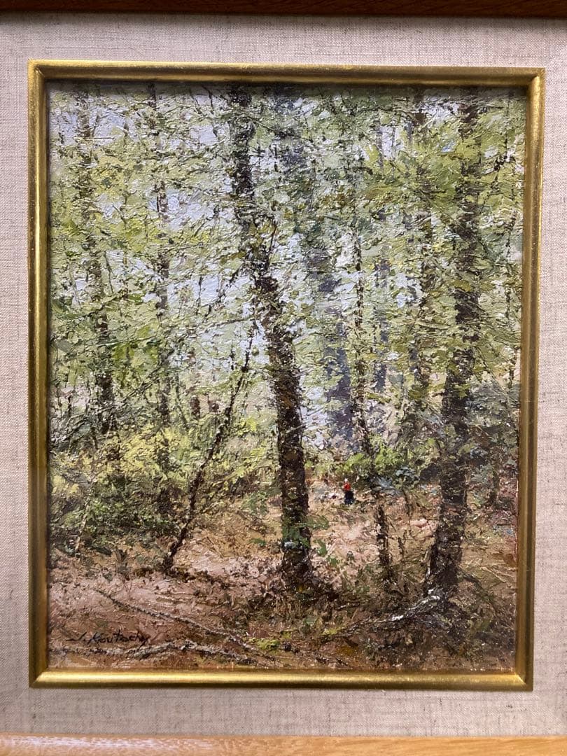 油彩 油絵 風景画【J Koutachy】 フランス風景画 サイン F3号 - メルカリ