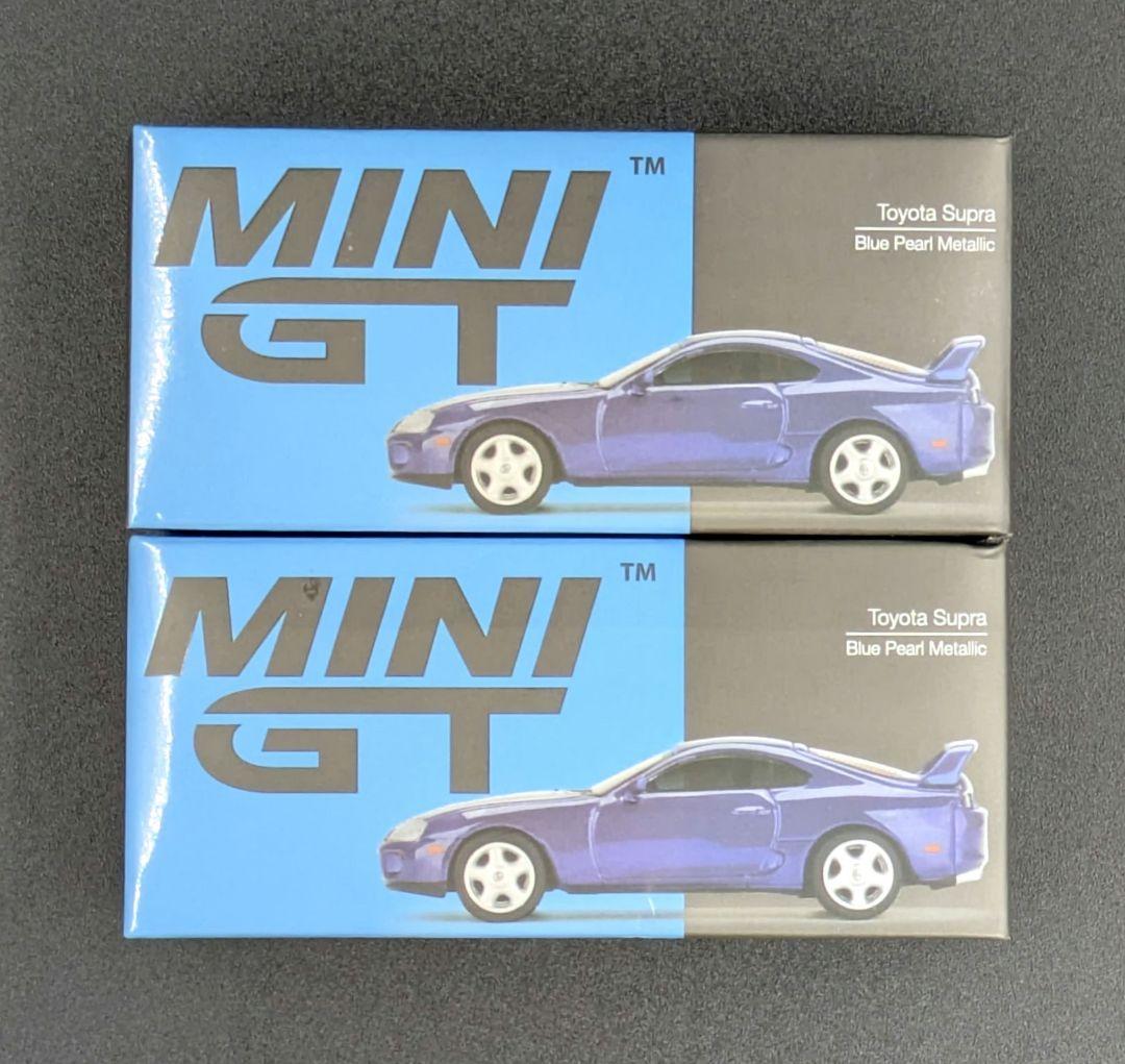 MINI GT トヨタスープラ ブルーパールメタリック 2個セット Amazon | MINI GT 1/64 トヨタ スープラ ブルーパールメタリック 左