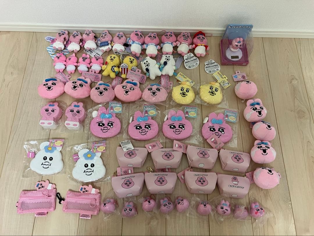 おぱんちゅうさぎ　んぽちゃむ　ぬいぐるみ　マスコット　グッズ　58点まとめ売り Amazon.co.jp: ボリューム満点インパクト おぱんちゅ うさぎ 超超BIG