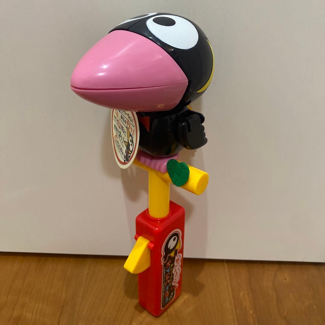 おしゃべりキューちゃん おしゃべりQちゃん 赤 レトロ玩具 九官鳥