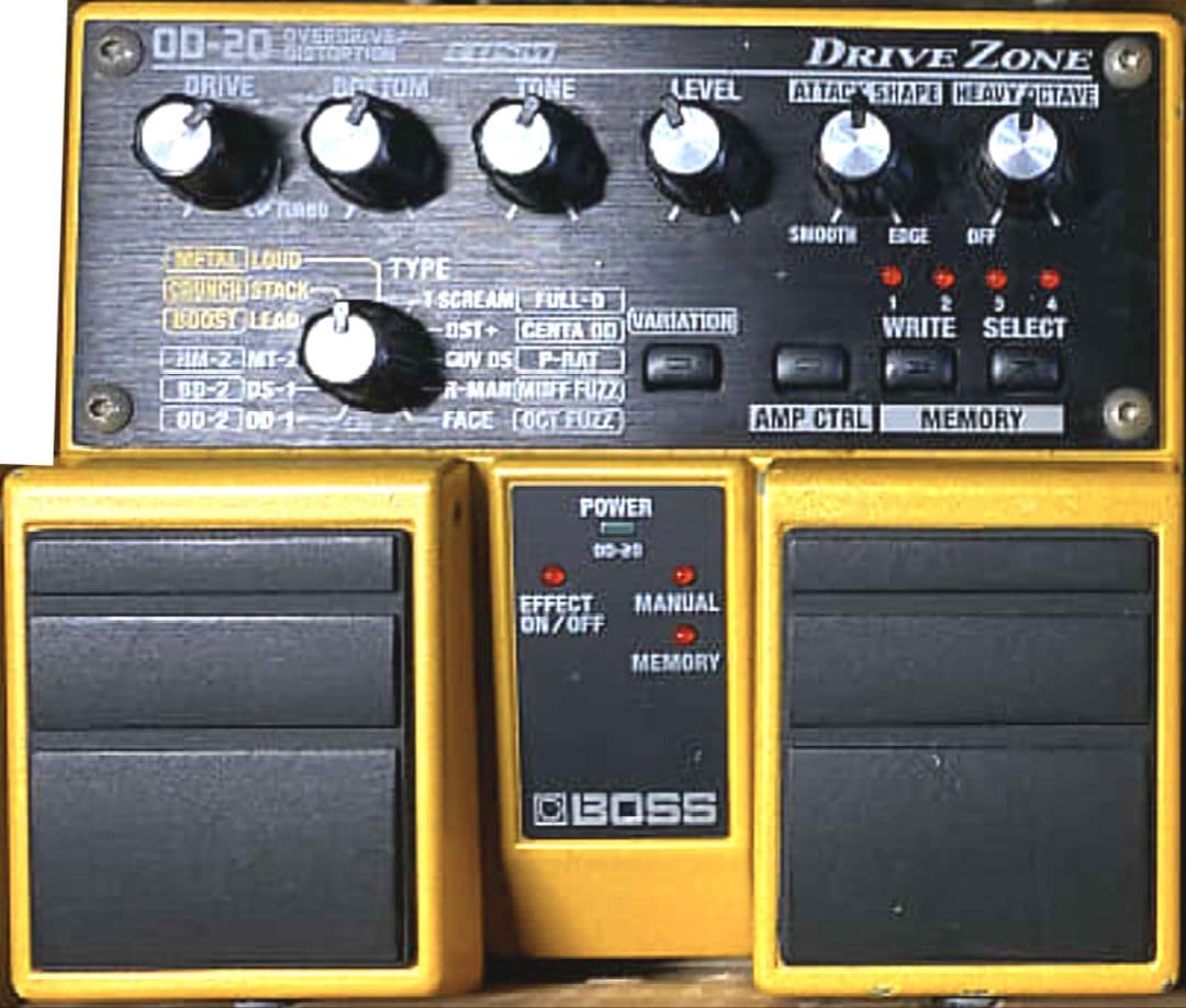 ★☆【箱・取説付】BOSS　OD-20 ディストーション ボス(BOSS)|オーバードライブ／ディストーション|【ハードオフ公式通販