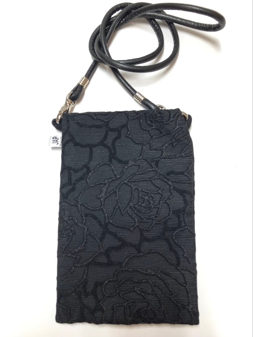 JAP工房 スカルバット刺繍 ミニサコッシュ 聖飢魔II ルーク篁参謀の
