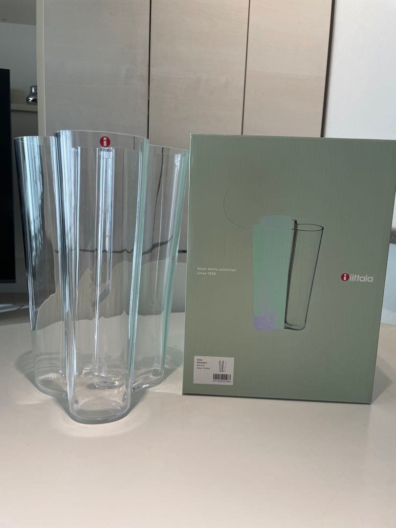 （イッタラ）アルヴァ・アアルト コレクション ベース花瓶　251 イッタラ フラワーベース / アアルトベース 251 mm クリア L [ iittala