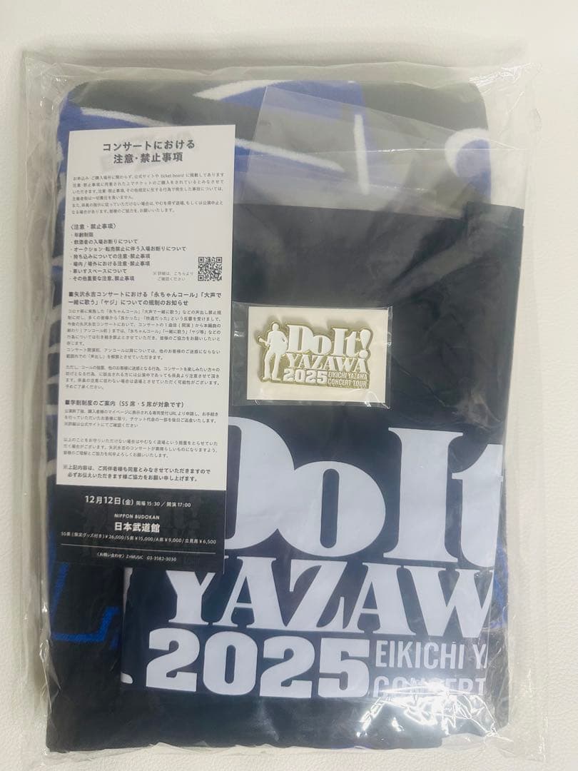矢沢永吉 Do It! YAZAWA 2025 SS席特典 日本武道館チケット - メルカリ