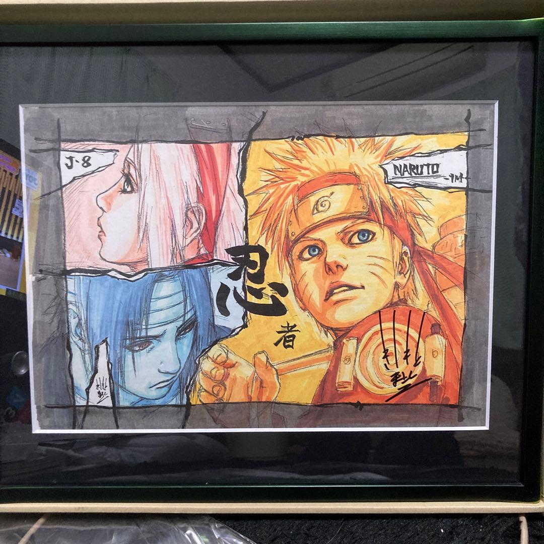 NARUTO 連載8周年記念 岸本斉史先生直筆サイン入り色紙 自己最安値