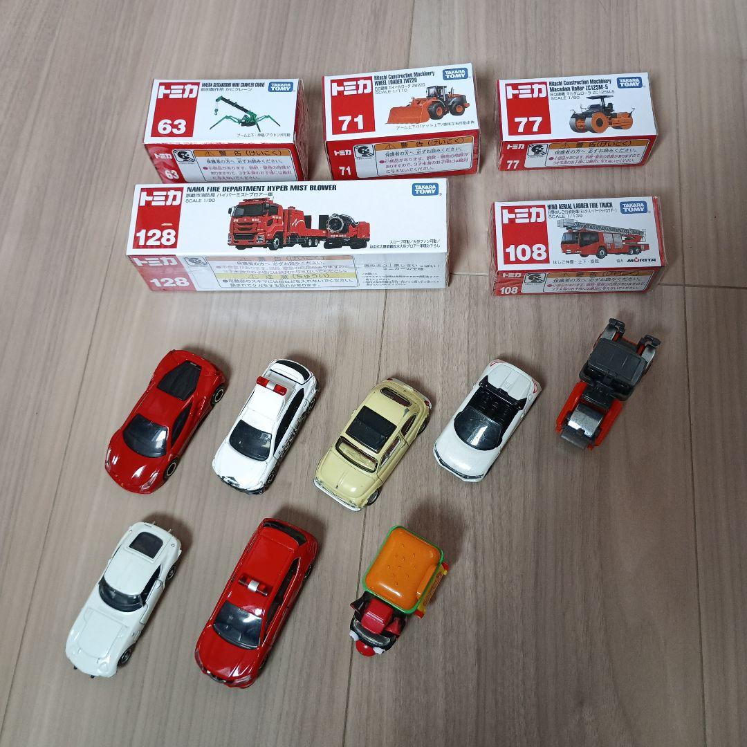 トミカ ミニカーセット 新品5点と中古セット - メルカリ