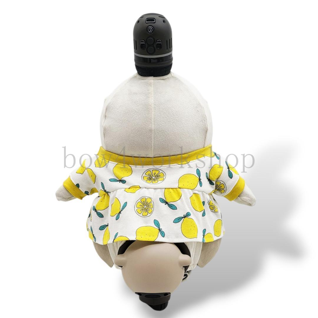 ラボット LOVOT ラボットの服ハンドメイド レモン柄プリントワンピース