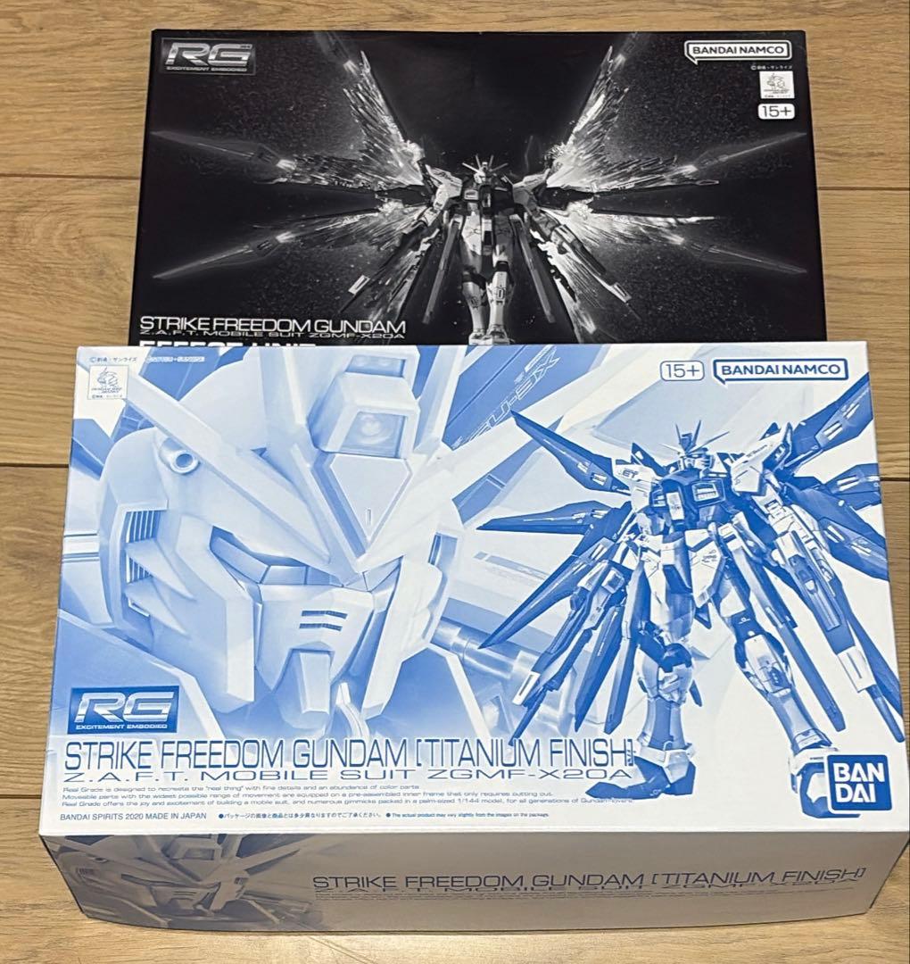 RG ストライクフリーダムガンダム チタニウムフィニッシュ & エフェクトパーツ RG ストライクフリーダムガンダム チタニウムフィニッシュ エフェクト