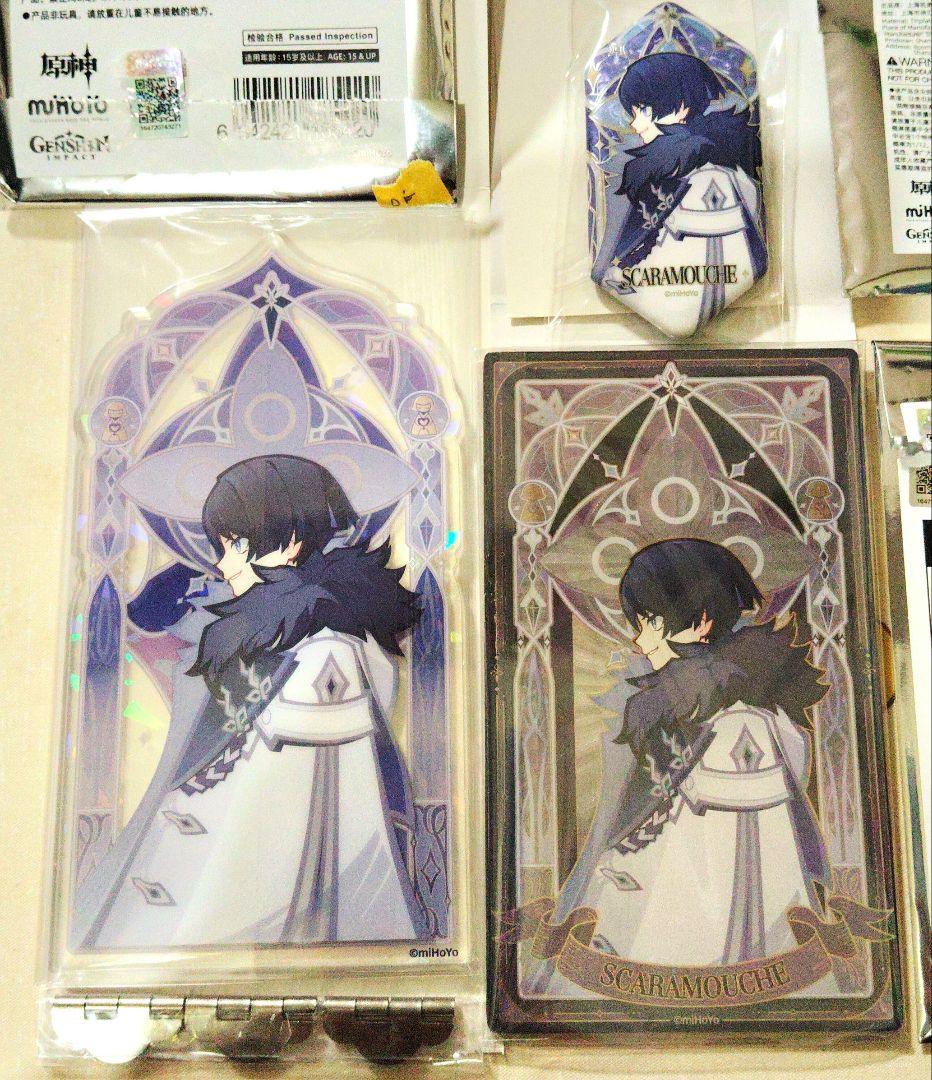 原神 スカラマシュ 放浪者 散兵 霜痕与権焔 アクスタ 缶バッジ カード