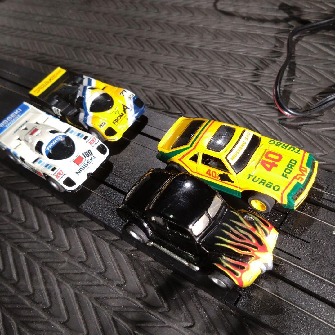 タイコTYCO スロットカー ポルシェ962Cウイニングラン 別途2台付き