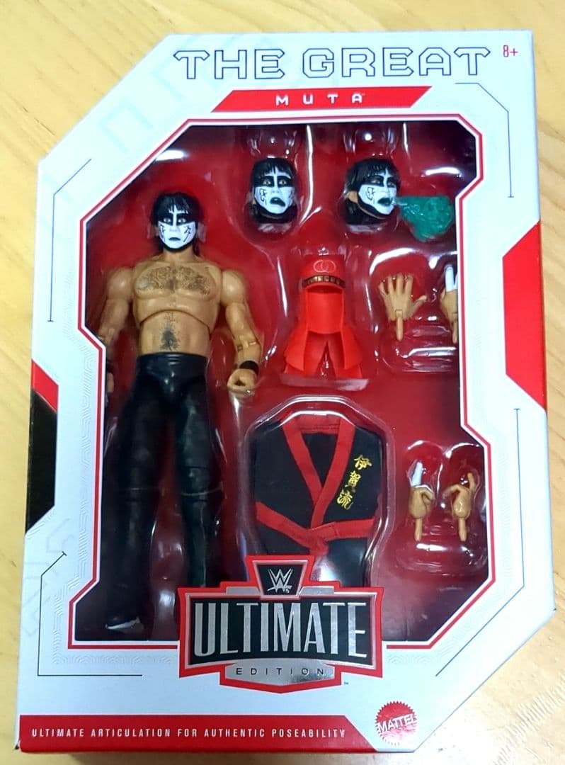 WWEマテル グレート ムタ アルテメットエディション レアカラー黒 WCW WWE Monday Night War Elite Collection The Great Muta Action Figure
