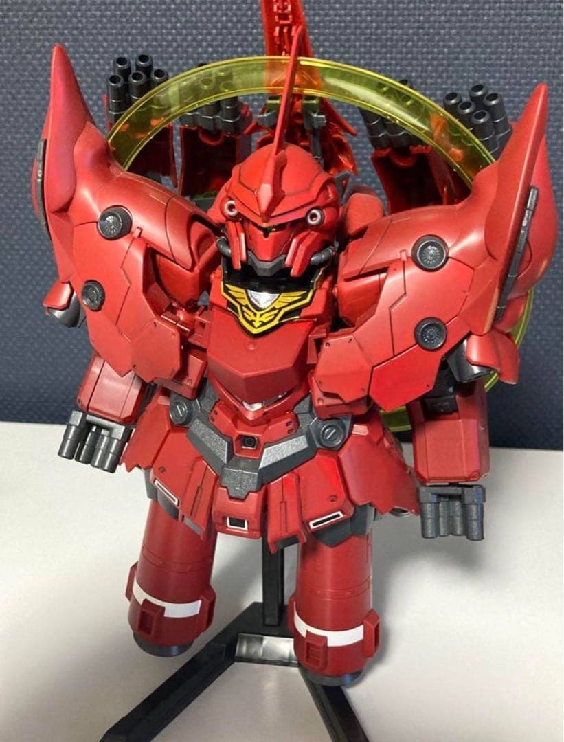 BB戦士392 ネオ・ジオング 塗装品 ガンダムヘッドコレクション