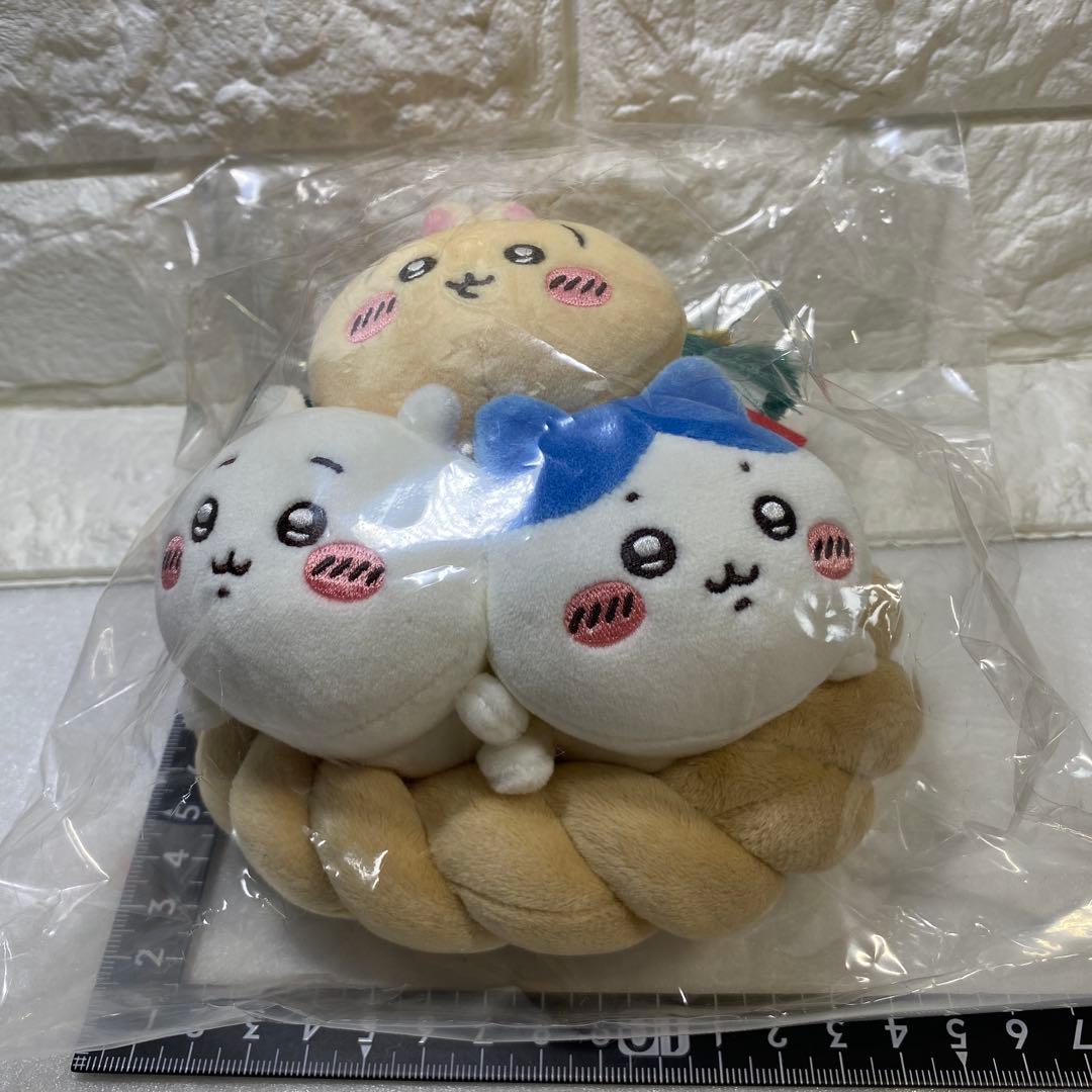 ちいかわ&ハチワレ&うさぎ しめ縄なぬいぐるみ［18㎝］