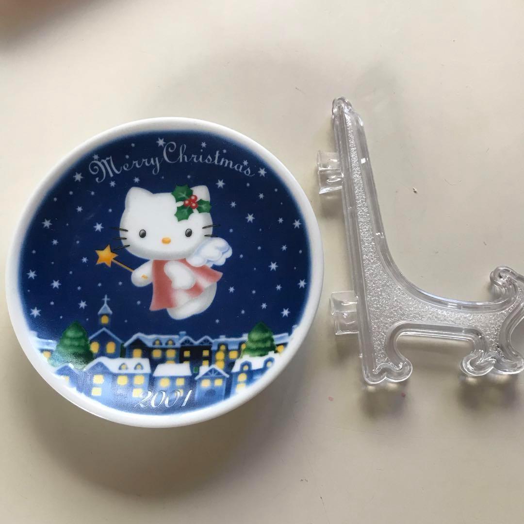 最終価格】キティ クリスマスプレート ミニプレート イヤープレート