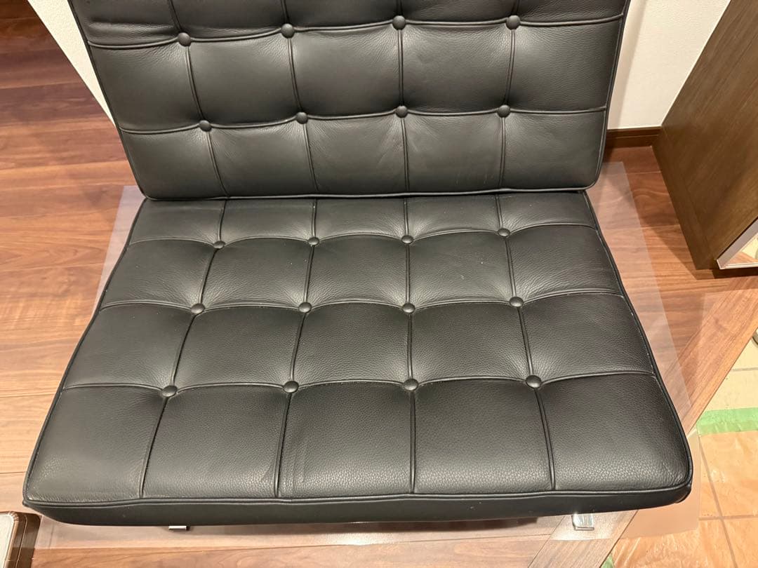 大塚家具】バルセロナチェア 本革 クロームフレーム - メルカリ
