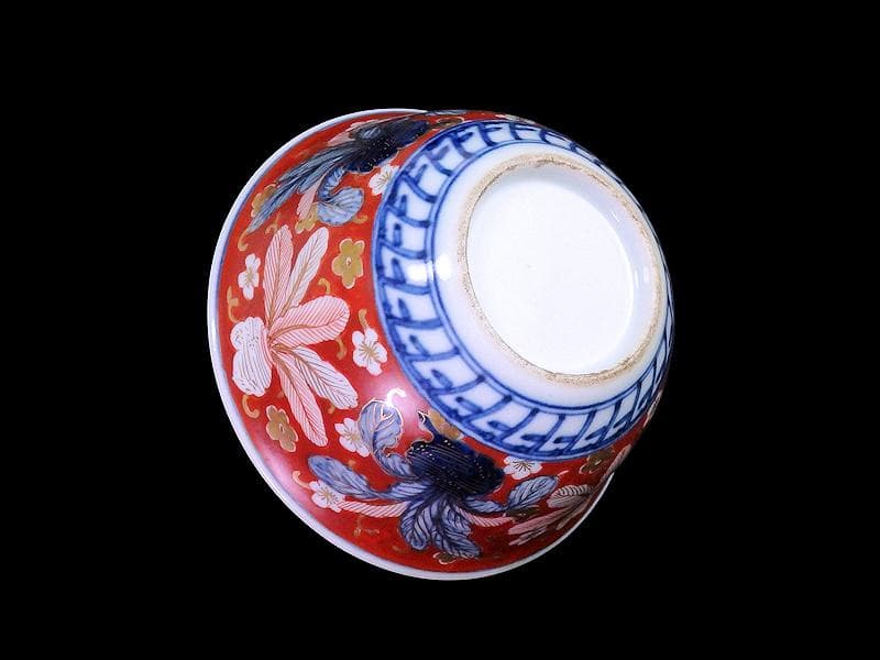 大聖寺伊万里 金襴手 梅に柘榴 蕪の図 大振向付 N974AS-CYz - メルカリ