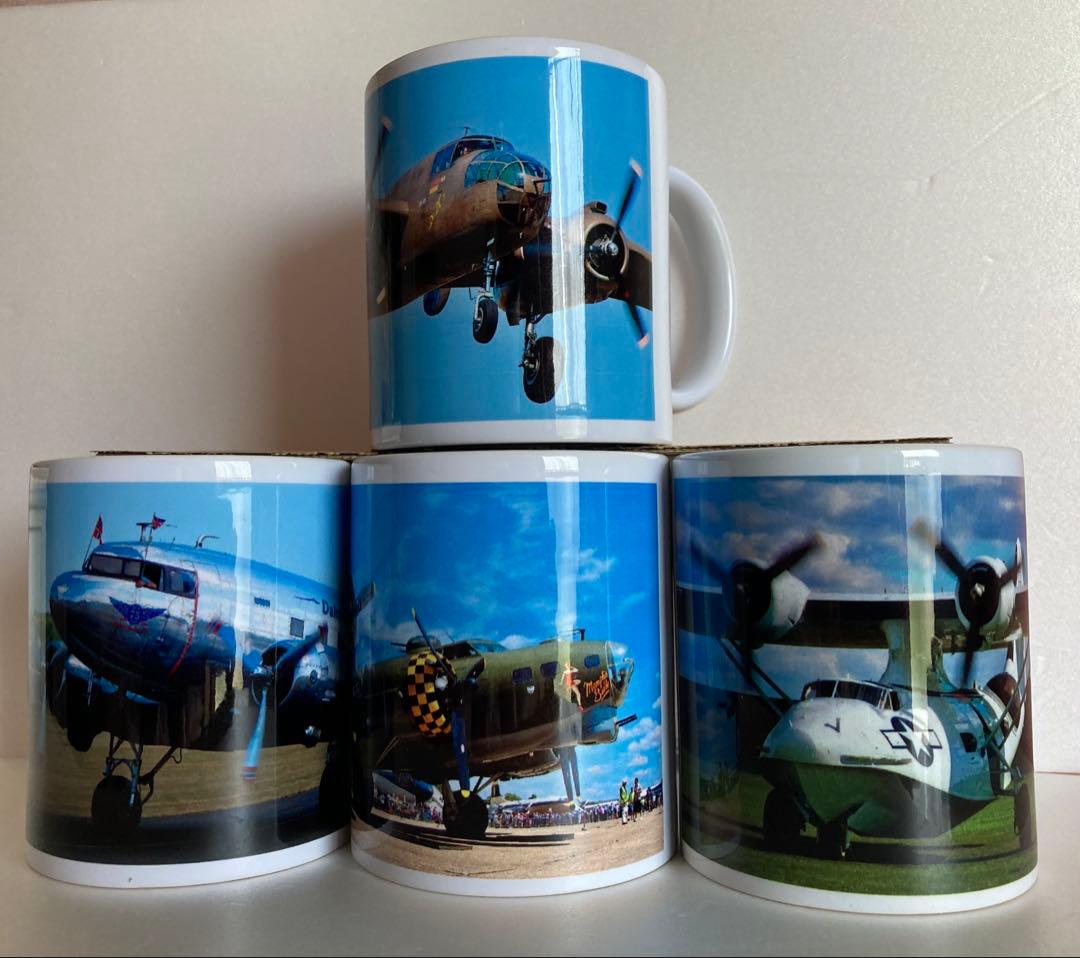 マグカップ 4セット B-17、B-25、DC-3 PBY-5A カタリーナ - メルカリ