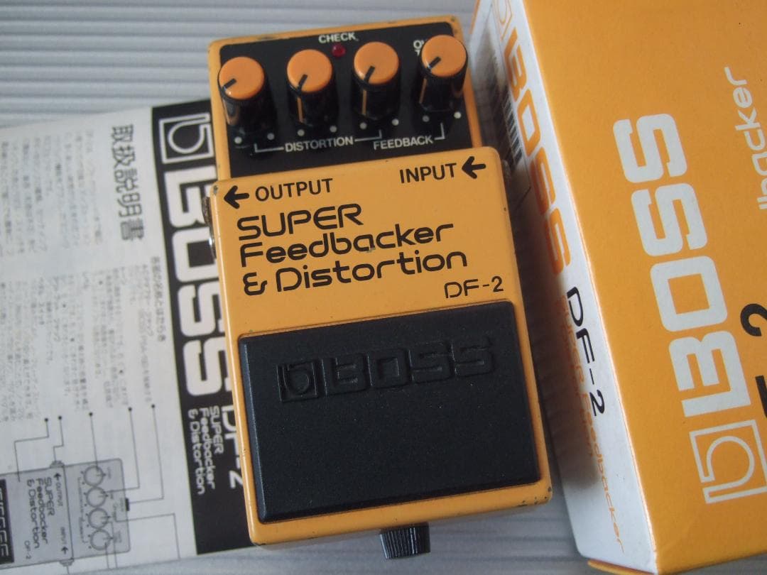 ギター BOSS DF-2 Super Feedbacker & Distortion DIY Boss DF-2 Super Distortion & Feedbacker Guitar Effects Pedal