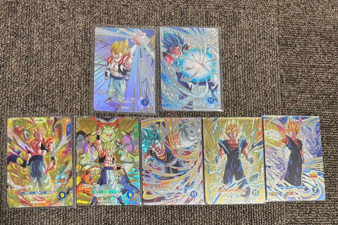 ドラゴンボール　ダイバーズ　sdv7 ゴジータ　ベジット　パラレル　シークレット ドラゴンボールスーパーダイバーズ SDV7-SEC2 SEC☆ ゴジータ：BR