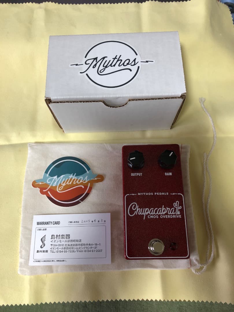 ギター Mythos Chupaccabra 2025 4 Mythos Pedals 【WEB限定在庫処分セール】 Chupacabra CMOS