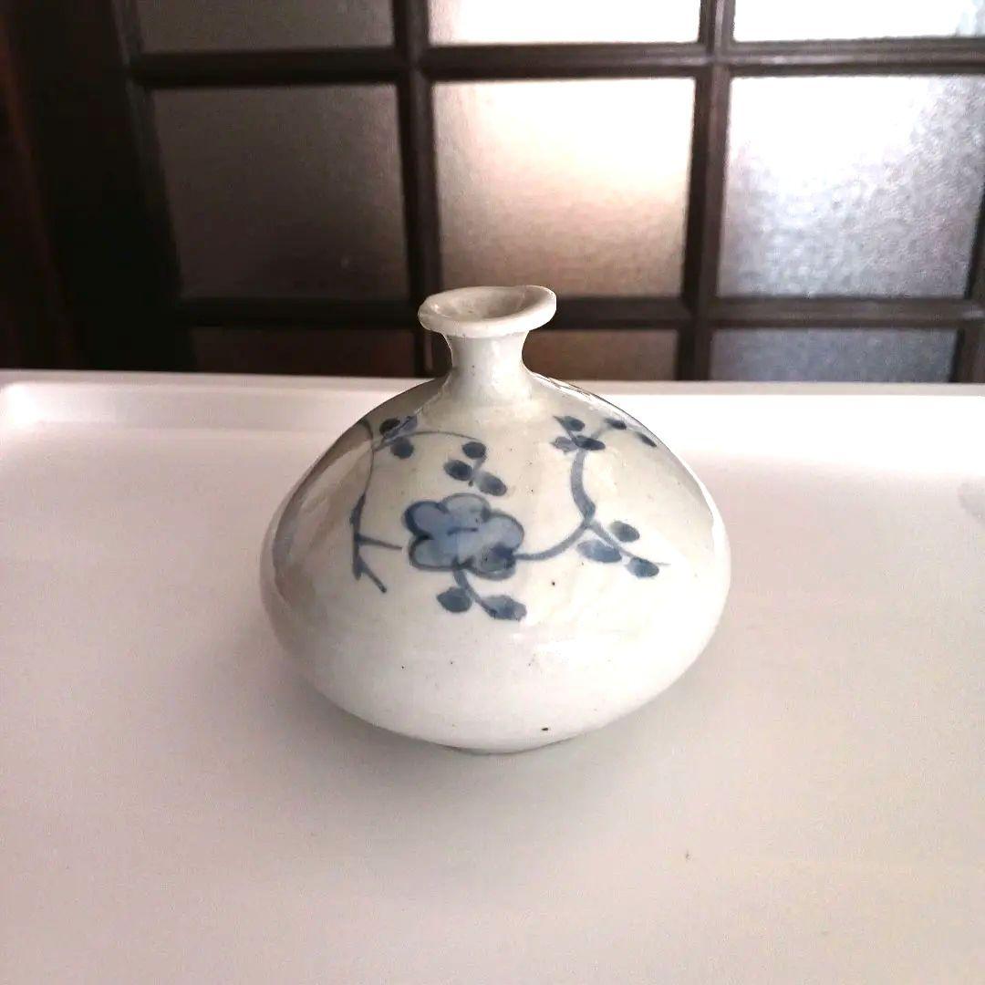 古伊万里　油壺 楽天市場】骨董○古伊万里染付大型油壺○H9.7cm / W9.6cm | 江戸中期