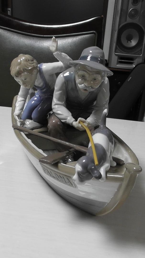 LLADRO リヤドロ【おじいちゃんと魚釣り】2 リアドロ インテリア L506