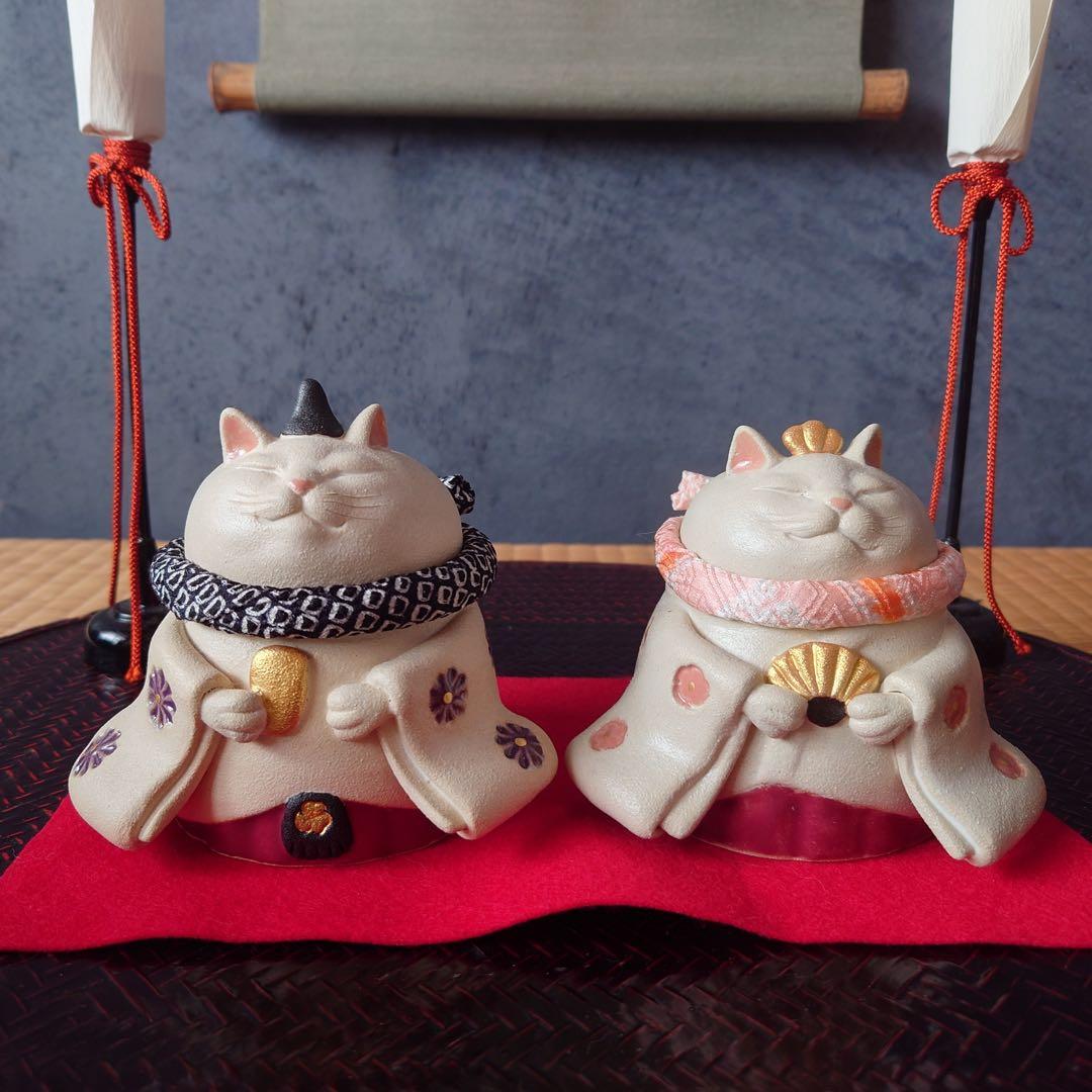 ➂だるま猫雛 m(*´꒳`*)m ※首輪付き - メルカリ