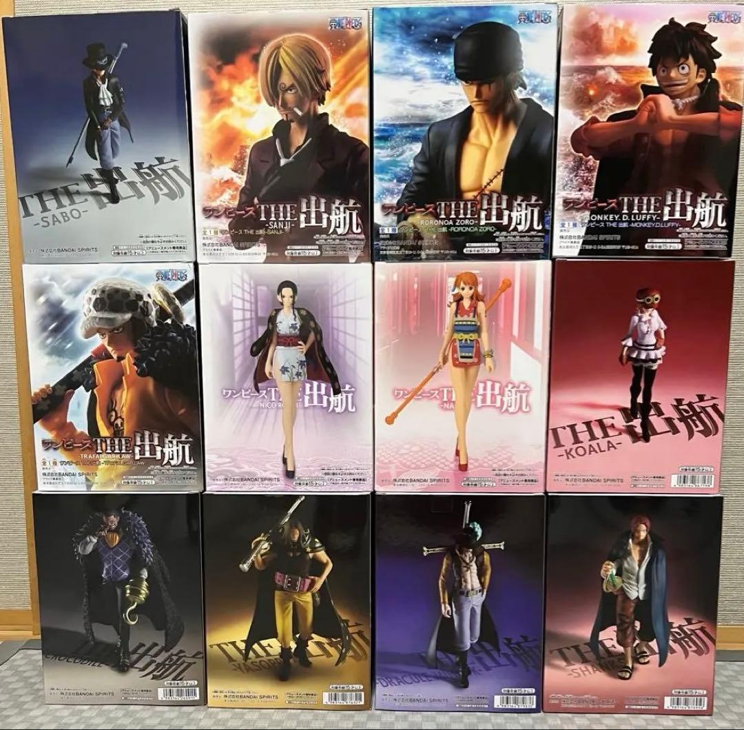 ONE PIECE ワンピース 出航 フィギュア 12体セット