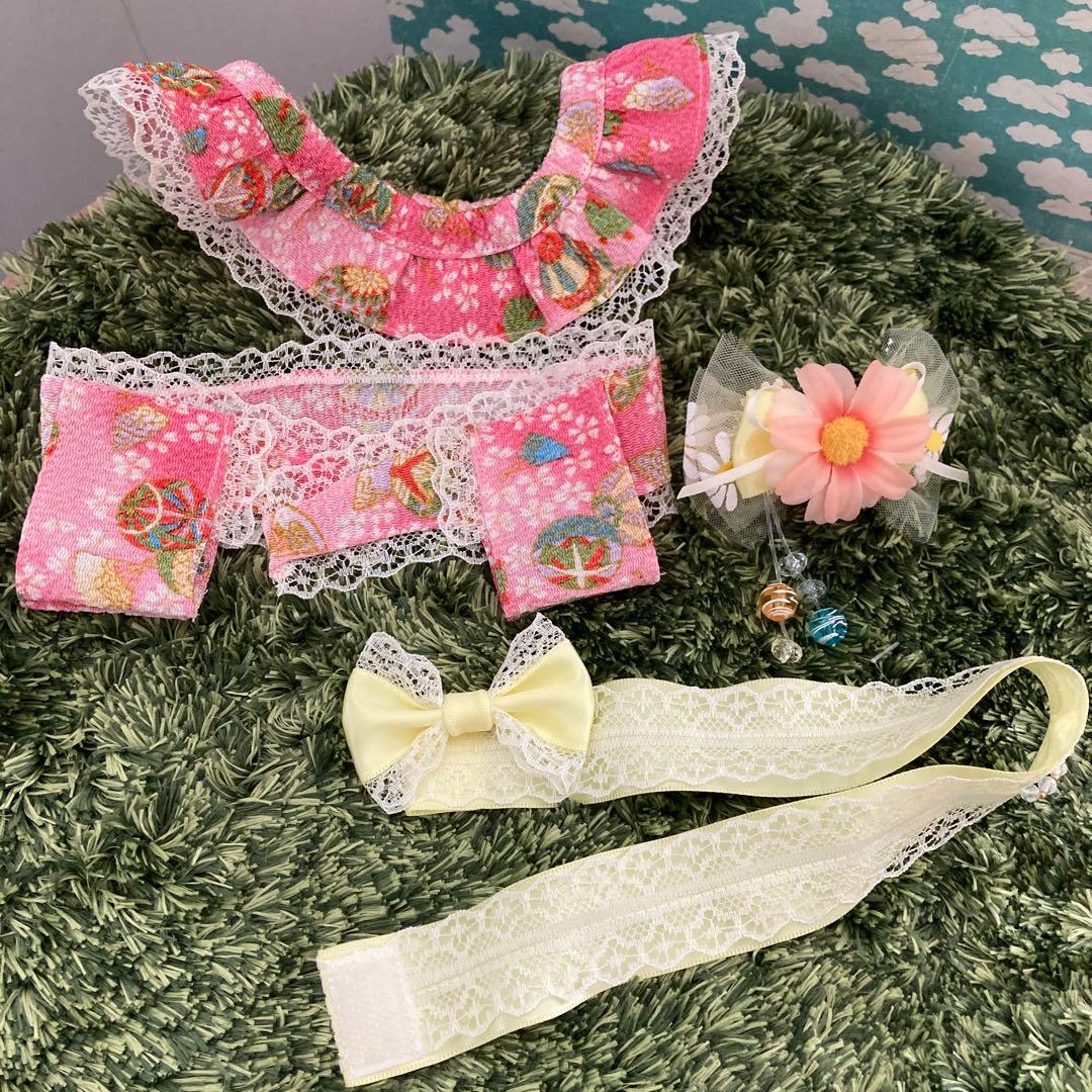 ハンドメイド 初期ピカチュウ マイピカチュウ ドレス浴衣コスチューム