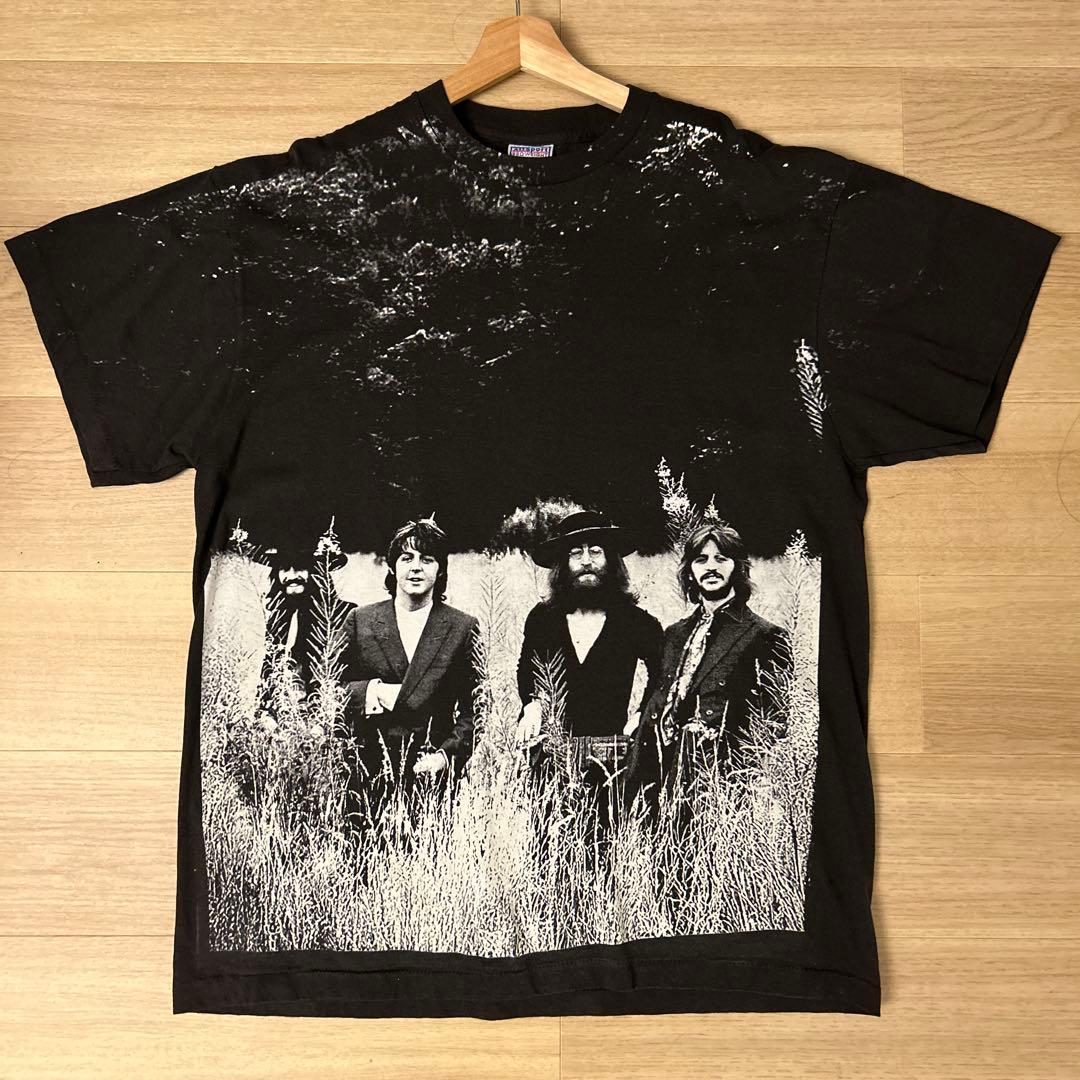 90s ビートルズ 総柄 Tシャツ XL 楽天市場】90s USA製 ☆ ビートルズ オールオーバー プリント Tシャツ