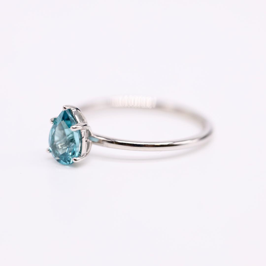 【天然アクアマリン】リング 0.60cts ルース 宝石
