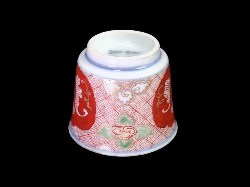 大聖寺伊万里 金襴手 金唐草に牡丹の図 小猪口 5客 N276AS-CZm - メルカリ