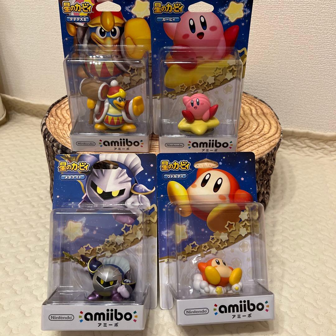 amiibo カービィ ワドルディ メタナイト デデデ大王 セット売り - メルカリ