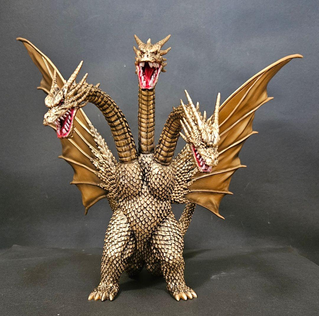 ゴジラ怪獣ソフビ キングギドラ1991 リペイント完成品 - メルカリ