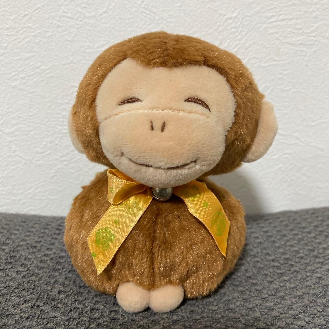 当時物 レトロ シナダ 福来来 モンキー Sサイズ ぬいぐるみ m5 - メルカリ