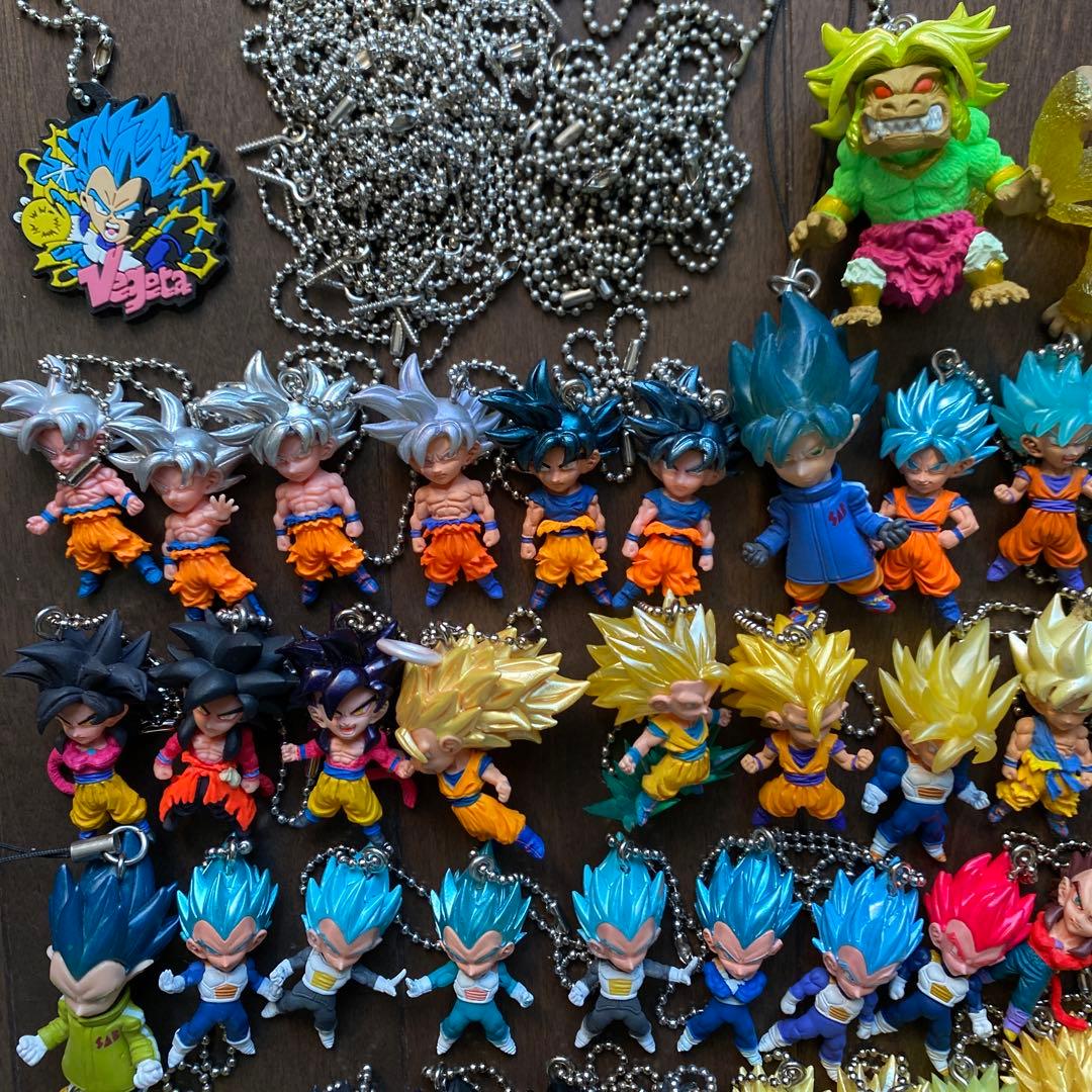 ドラゴンボール udmフィギュア キーホルダー hg ガチャ ストラップ