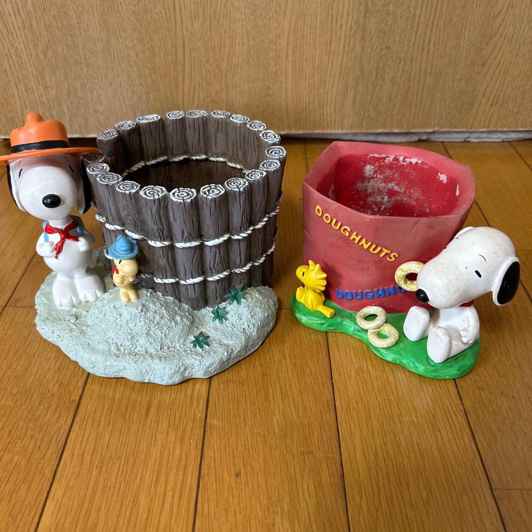 スヌーピー 加藤工芸 プランター 2個セット - メルカリ